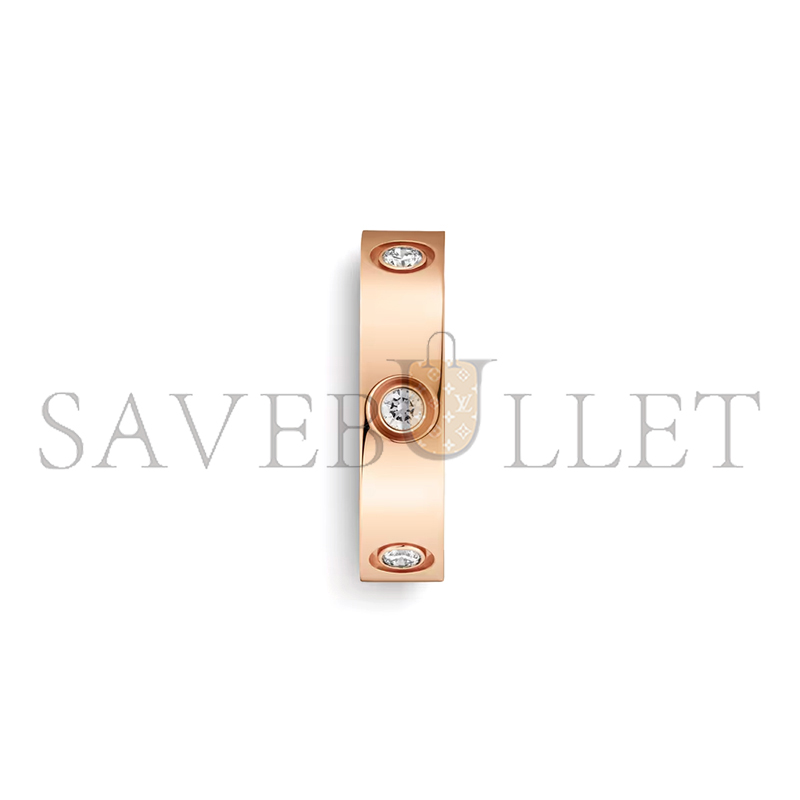 CARTIER LOVE RING, CLASSIC MODEL, 6 DIAMONDS B4097500